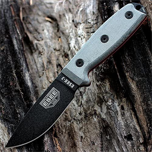 The BEST Knife Handle Materials: A Complete Guide 3 ESEE Knives, the is ESEE knife shows off a Micarta handle
