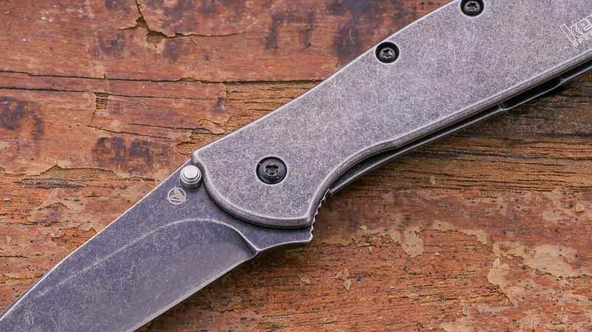 The BEST Knife Handle Materials: A Complete Guide 7 The kershaw leek folding knife with a stainless steel handle