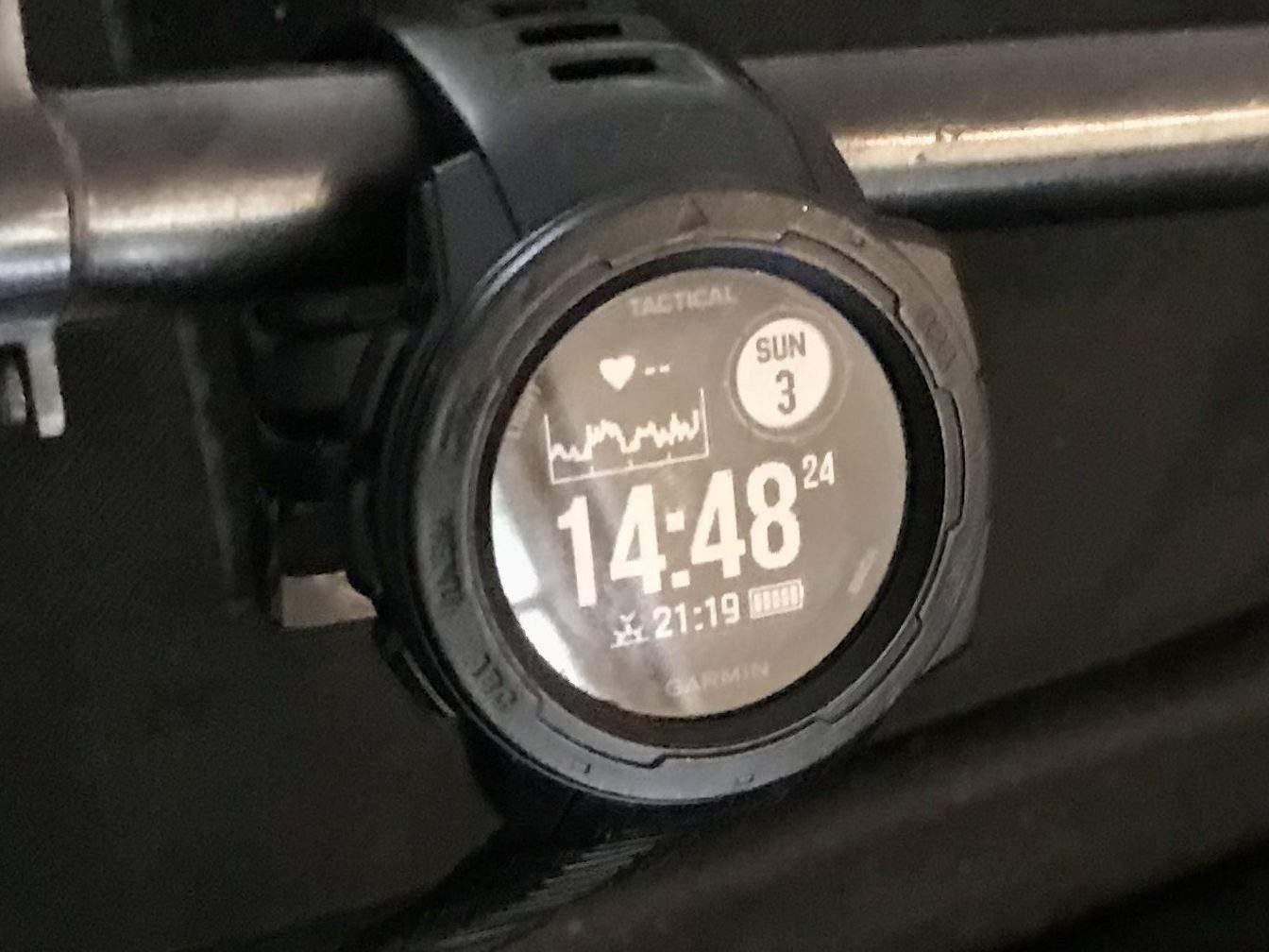 My Love Hate For The Garmin Instinct Tactical: An Unbiased Review 7 Garmin Instinct Tactical on the barrel of an SKS