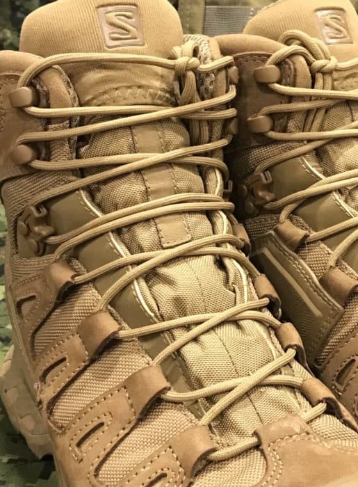 Salomon Quest 4D Review: When The Mission Demands Elite Performance 7 the lace system on the Salomon Forces Quest 4D has both leather loops and metal loops they're all closed loops