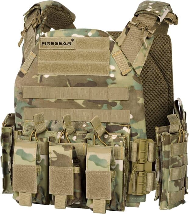 The 7 Best Plate Carriers On Amazon 30 FIREGEAR - one of the best plate carriers on Amazon in multicam