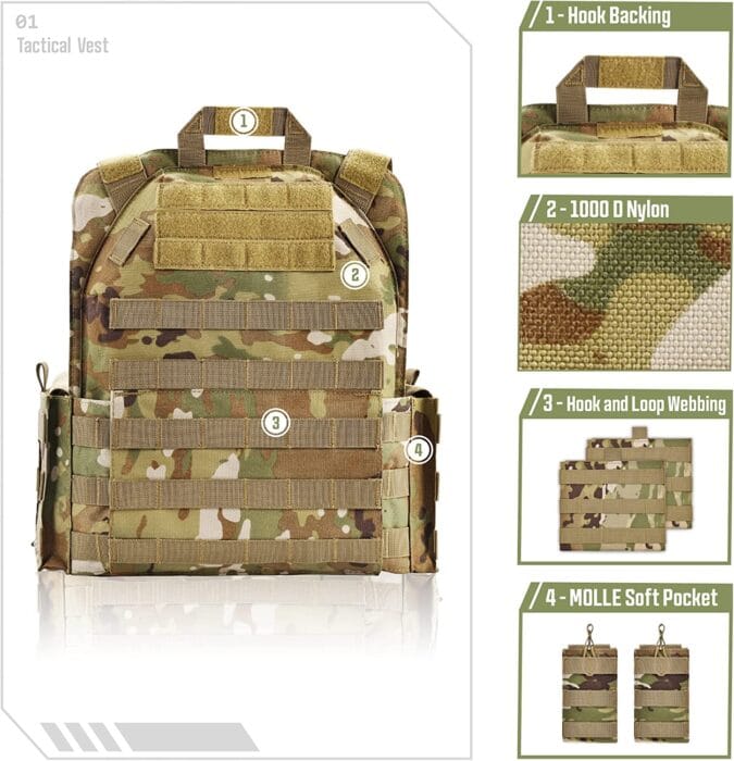 The 7 Best Plate Carriers On Amazon 6 GFIRE - one of the best plate carriers on Amazon
