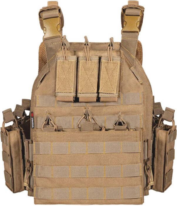 The 7 Best Plate Carriers On Amazon 45 ONE OF THE BEST AMAZON PLATE CARRIERS IN COYOTE BROWN
