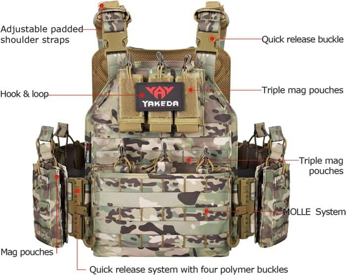 The 7 Best Plate Carriers On Amazon 52 ONE OF THE BEST AMAZON PLATE CARRIERS IN MULTICAM 2