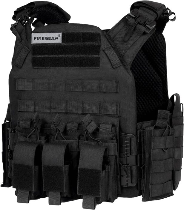 The 7 Best Plate Carriers On Amazon 32 FIREGEAR one of the best plate carriers on Amazon in black