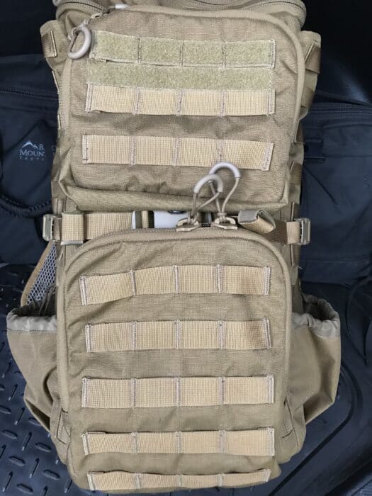 Eberlestock FAC Track Review: Designed For The Battlefield 4 front pouches on the Eberlestock FAC Track