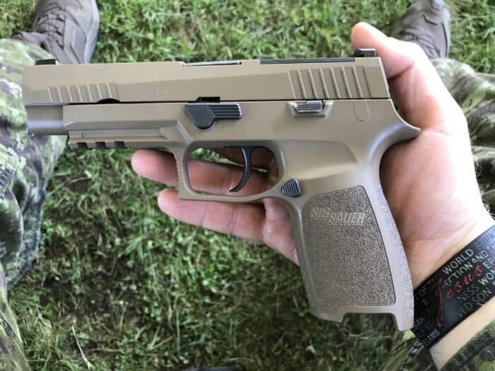 Sig Saur P320-C22 mag release, slide catch and takedown lever 
