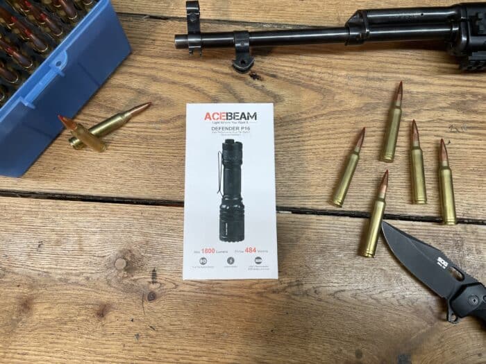 The Acebeam Defender P16: An Excellent Tactical Flashlight 4 The Acebeam Defender P16 Tactical Flashlight still boxed