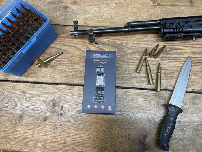 Acebeam Defender P17: A Great at Home Tactical Flashlight 22 the Acebeam defender P17 tactical flashlight on display