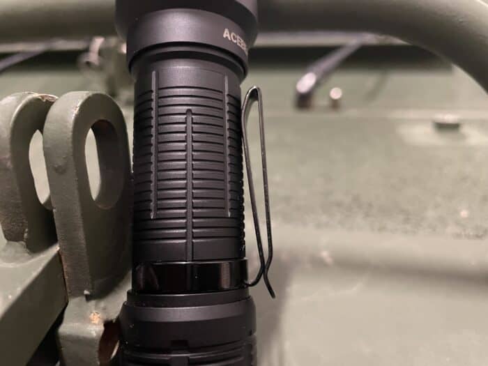 Acebeam Defender P17: A Great at Home Tactical Flashlight 11 Acebeam Defender P17 tactical flashlight is made from hard anodized aircraft grade aluminum.
