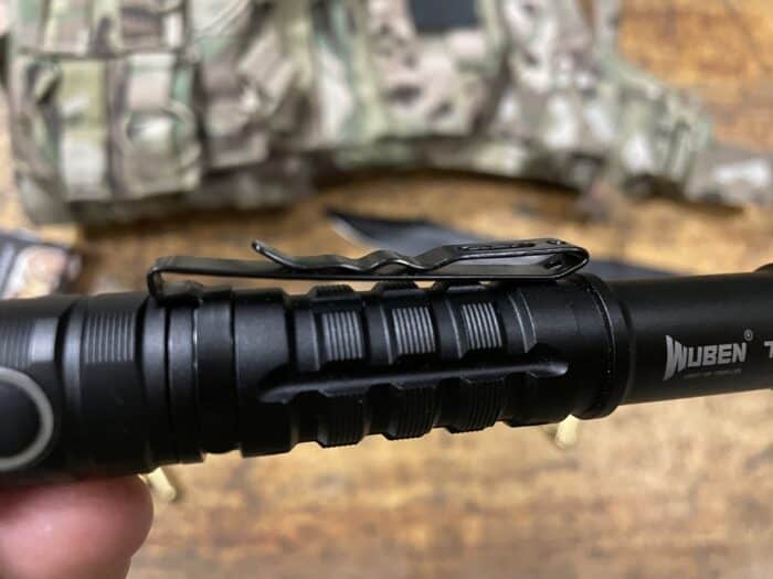 Wuben T2 Review: A Small and Powerful Backup Tactical Flashlight 8 the wuben t2 tactical flashlight belt clip
