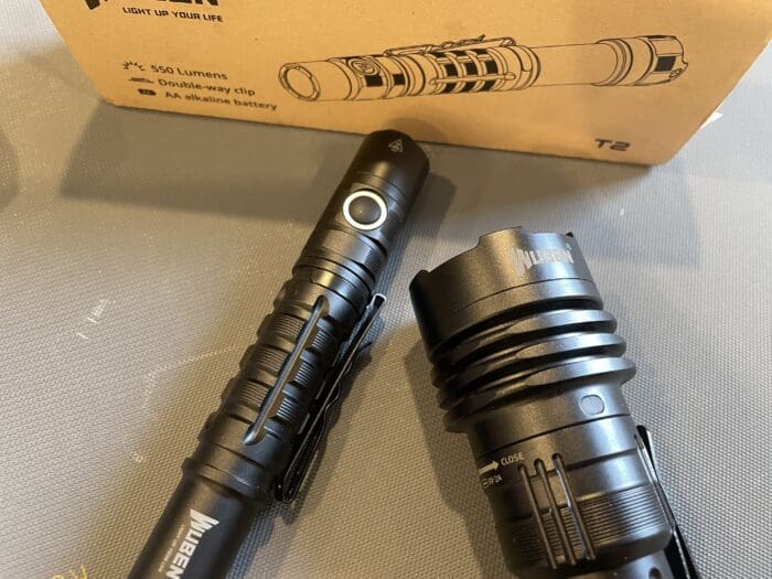 Wuben T2 Review: A Small and Powerful Backup Tactical Flashlight 11 the wuben T1 and T2 tactical flashlights have much different sized cooling fins