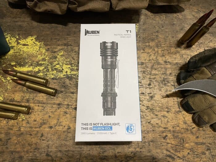 Wuben T1 Review: Is It The Best Tactical Flashlight? 4 The Wuben T1 Tactical Flashlight box