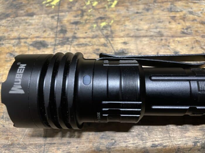 Wuben T1 Review: Is It The Best Tactical Flashlight? 23 The Wuben T1 Tactical Flashlight has an indicator light to let you know the state of the battery