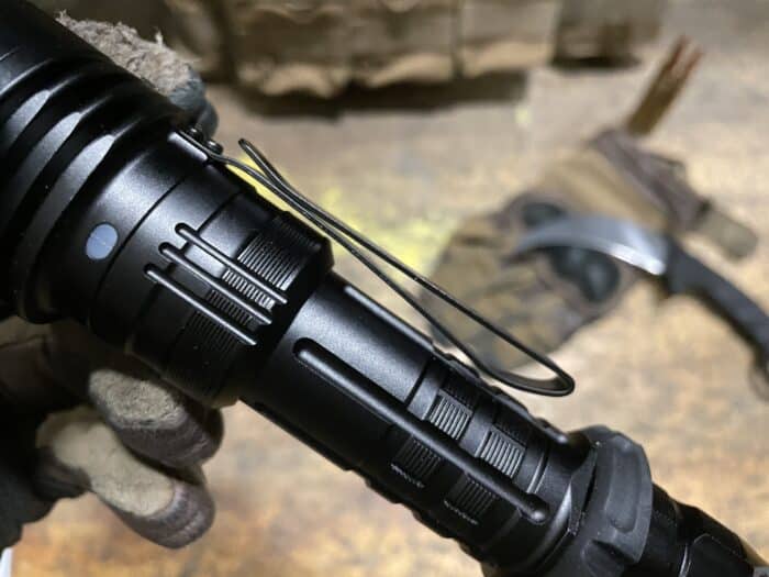 Wuben T1 Review: Is It The Best Tactical Flashlight? 10 The Wuben T1 Tactical Flashlight has a large belt clip that can be attached to MOLLE or a belt