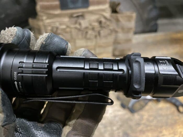 Wuben T1 Review: Is It The Best Tactical Flashlight? 9 The Wuben T1 Tactical Flashlight has a anodized aluminum body with moderate knurling