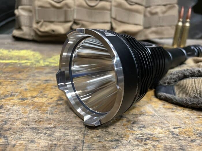 Wuben T101 Pro Review: Is It Really A Tactical Flashlight? 12 The Wuben T101 Pro hunting and Tactical flashlight has an aggressive steel strike bezel
