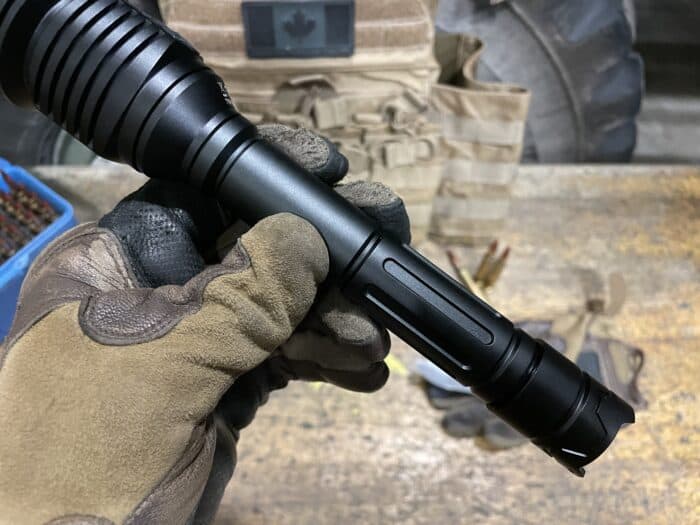 Wuben T101 Pro Review: Is It Really A Tactical Flashlight? 6 The Wuben T101 Pro hunting and Tactical flashlight hard anodized aluminum body