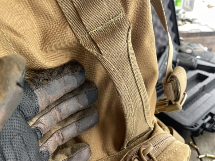 Condor 3-Day Assault Pack Review Combat Tested, Soldier Approved 7 Condor 3-Day Assault pack strong side carry handle