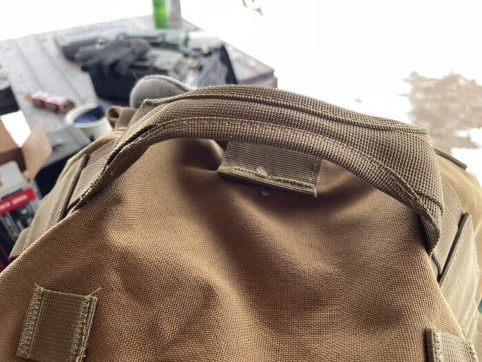 Condor 3-Day Assault Pack Review Combat Tested, Soldier Approved 6 Condor 3-Day Assault pack strong top carry handle