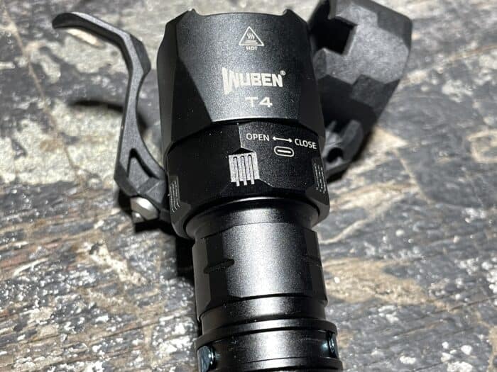 Wuben T4 Review: The Newest Tactical Flashlight in Wubens Arsenal 12 the Wuben T4 tactical flashlight has concealed usb-c charging port