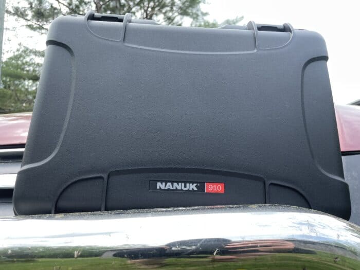 the Nanuk 910 classic 2up gun case
