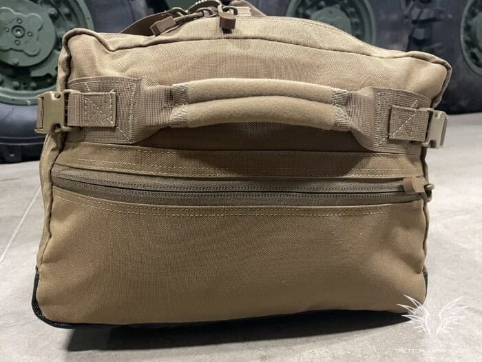 Condor Colossus Duffel Bag Review: Like a Military Duffel, Just Better! 8 the Condor Colossus duffle bag end pocket