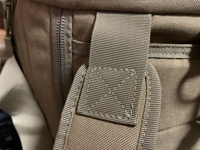 Condor Colossus Duffel Bag Review: Like a Military Duffel, Just Better! 36 THE CONDOR COLOSSUS DUFFEL BAGS SHOULDER STRAPS ARE CONNECTED BY A SINGLE STRAP ATTACHED TO THE TOP