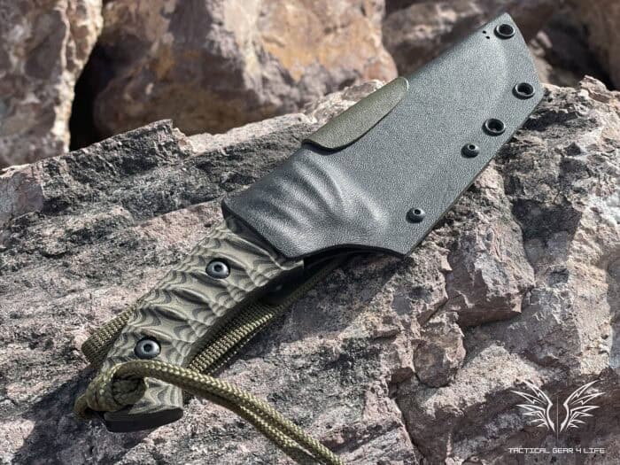 Sierra 3 Tactical Knife Review: Strong, Tough, and Combat Ready 13 The Sierra 3 Tactical knife comes with strong kydex sheath