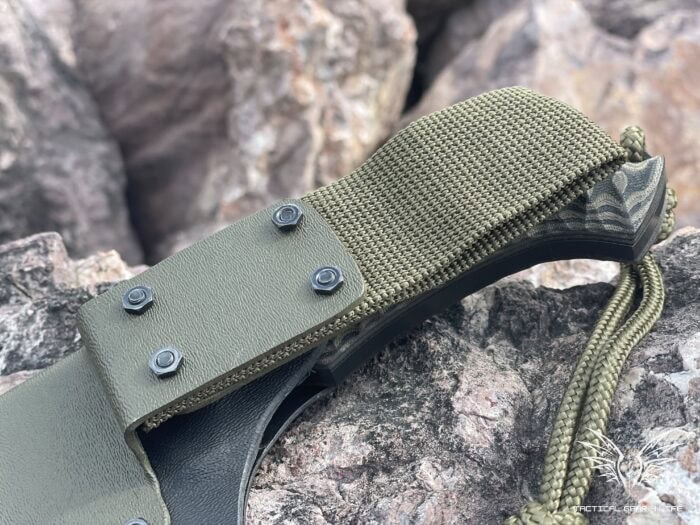 Sierra 3 Tactical Knife Review: Strong, Tough, and Combat Ready 15 The Sierra 3 Tactical knife has a nylon webbing belt loop
