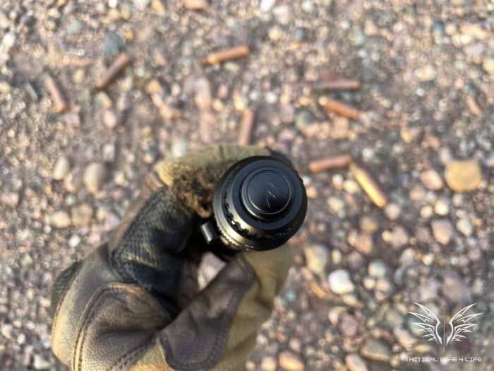 Fenix TK22 TAC Tactical Flashlight Review: Annihilate the Darkness 11 The Fenix TK22 TAC Tactical Flashlight has a rear tactical switch