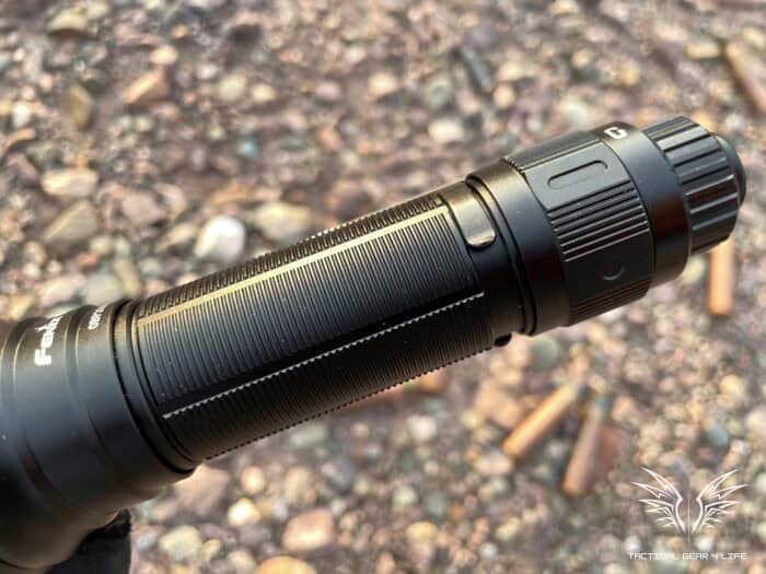 Fenix TK22 TAC Tactical Flashlight Review: Annihilate the Darkness 7 The Fenix TK22 TAC Tactical Flashlights body is made from 6061 aluminum