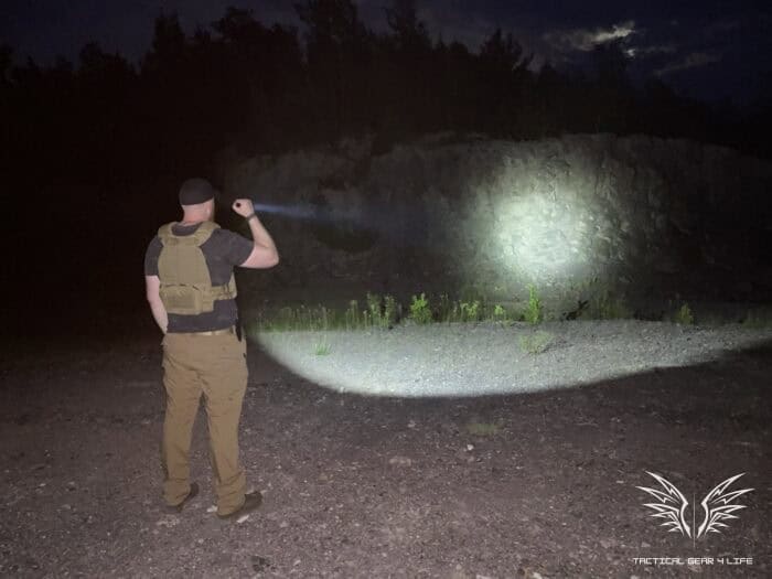 Fenix TK22 TAC Tactical Flashlight Review: Annihilate the Darkness 6 the Fenix TK22 Tac tactical flashlight lights up the night