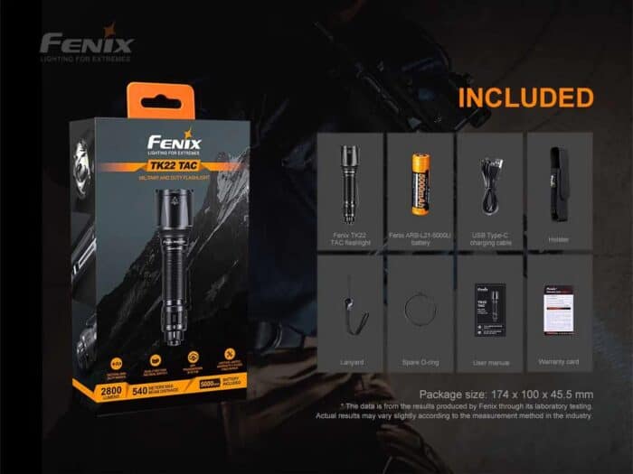 Fenix TK22 TAC Tactical Flashlight Review: Annihilate the Darkness 5 THE FENIX TK22 TAC TACTICAL FLASHLIGHT