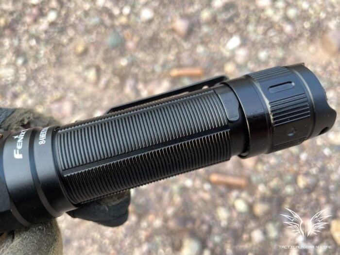 Fenix TK30 Tactical Flashlight Review: Lasers, Great For Self Defence 8 The Fenix TK30 Tactical Flashlight has a knurled body for good grip in all conditions