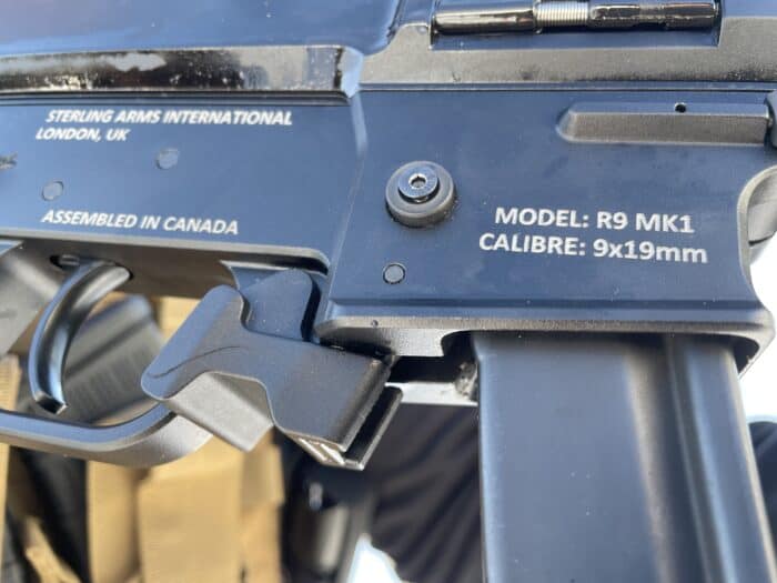 Sterling Arms R9 MK1 Review: A Powerful new PC Carbine To Hit the Canadian Market 11 Sterling Arms R9 PC Carbine has both a paddle and button mag release