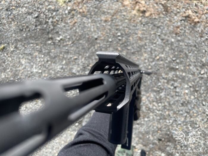 Sterling Arms R9 MK1 Review: A Powerful new PC Carbine To Hit the Canadian Market 19 The sterling arms R9 has an oval handguard