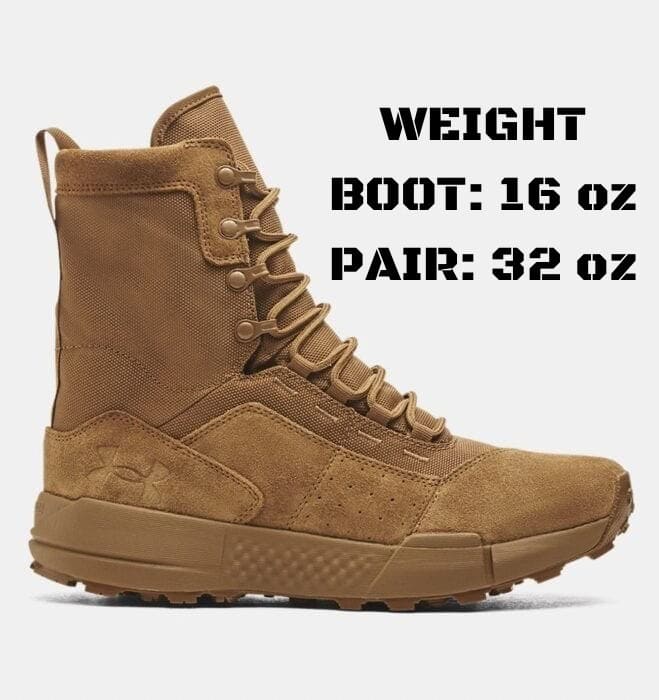 Top 10 Lightweight Tactical Boots: The Last Guide You'll Ever Need 10 The Under Armour tac loadout tactical boot, the 5th lightest boot on the list