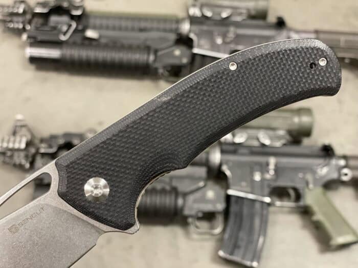 SENCUT Phantara Review: A Very Capable EDC 7 SENCUT Phantara has micarta scales