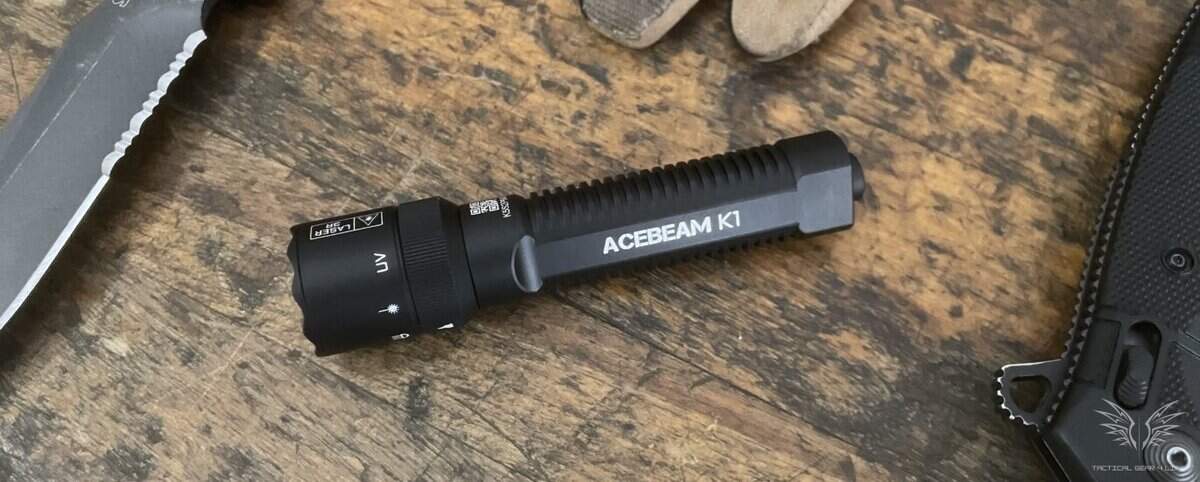 Acebeam K1 tactical EDC flashlight is an excellent little flashlight