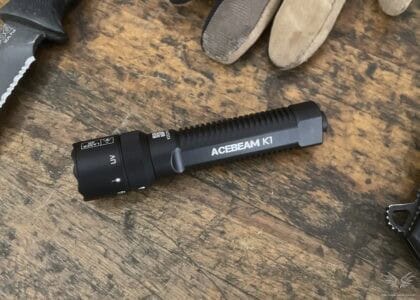 Acebeam K1 tactical EDC flashlight is an excellent little flashlight