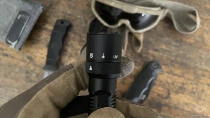 Acebeam K1 EDC Flashlight Review: Elite Power in a Pocket-Sized Package 11 The Acebeam K1 EDC flashlight has a mechanical toggle switch