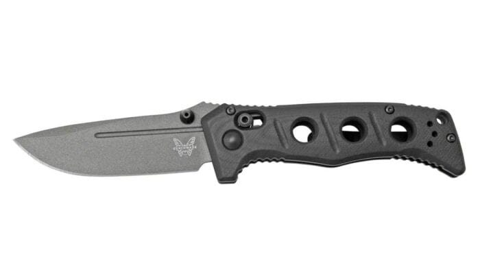 10 Best Tactical Folding Knives for Self-Defence and Every Day Carry 4 The benchmade Mini Adamas, a knife made for the military