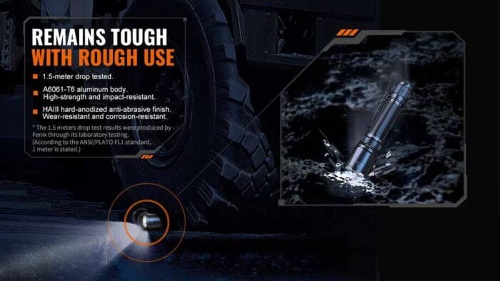 tactical flashlights are built very tough