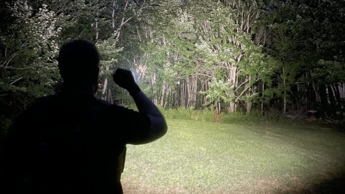 the wuben x5 at night